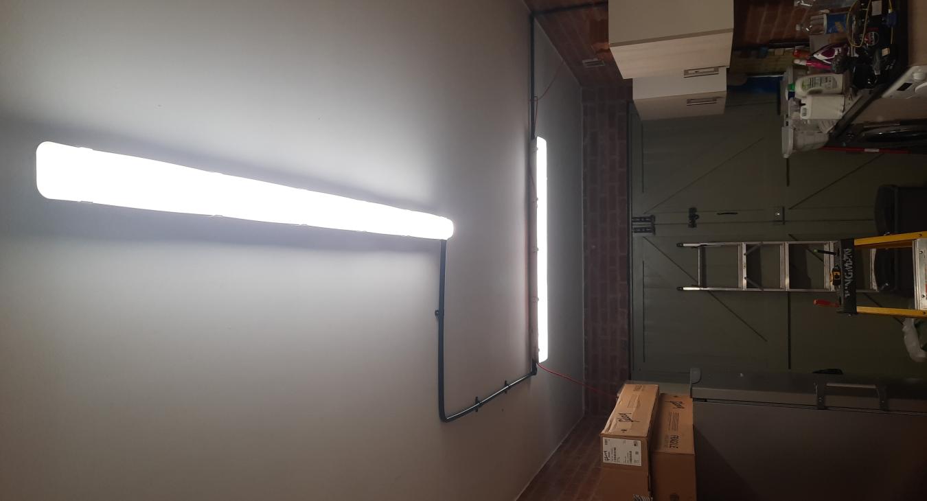 Additional Garage Lighting in Bourne by DSJ Electrical Services