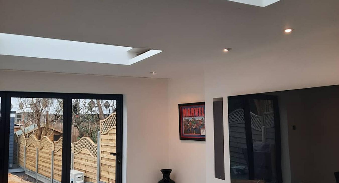Extension electrical installation by DSJ Electrical Services Bourne